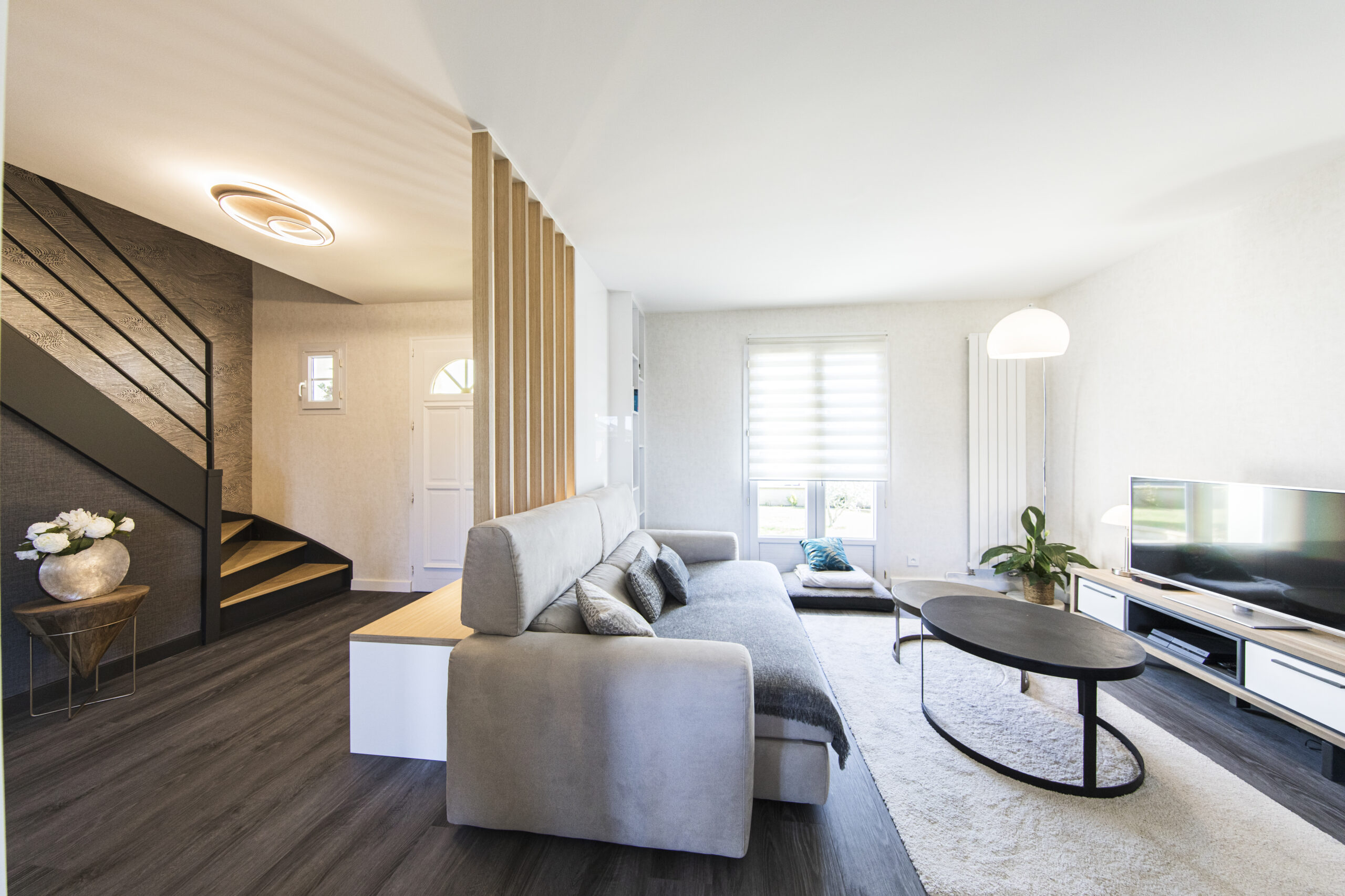 Salon – Entrée – projet à Notre Dame d’Oe -37