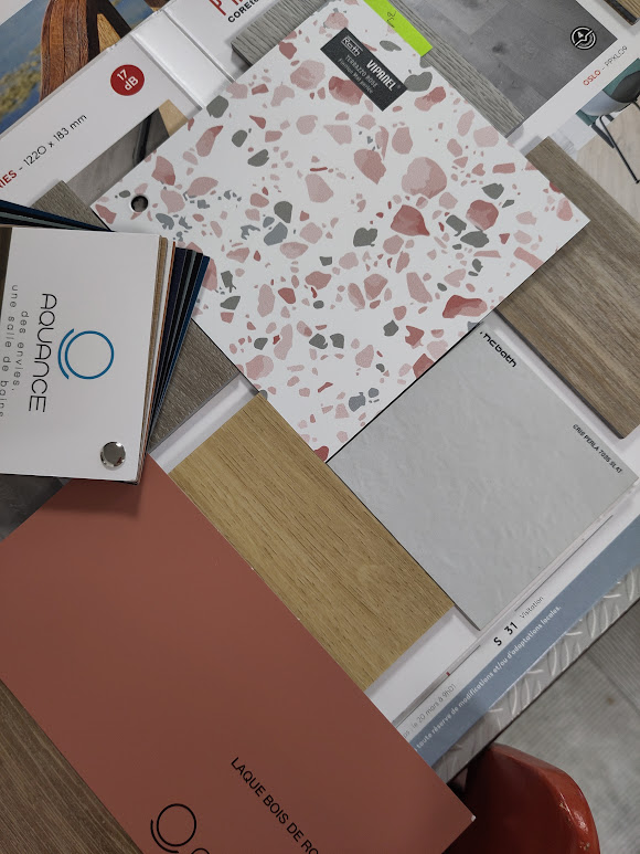 Échantillon pour la décoration intérieure